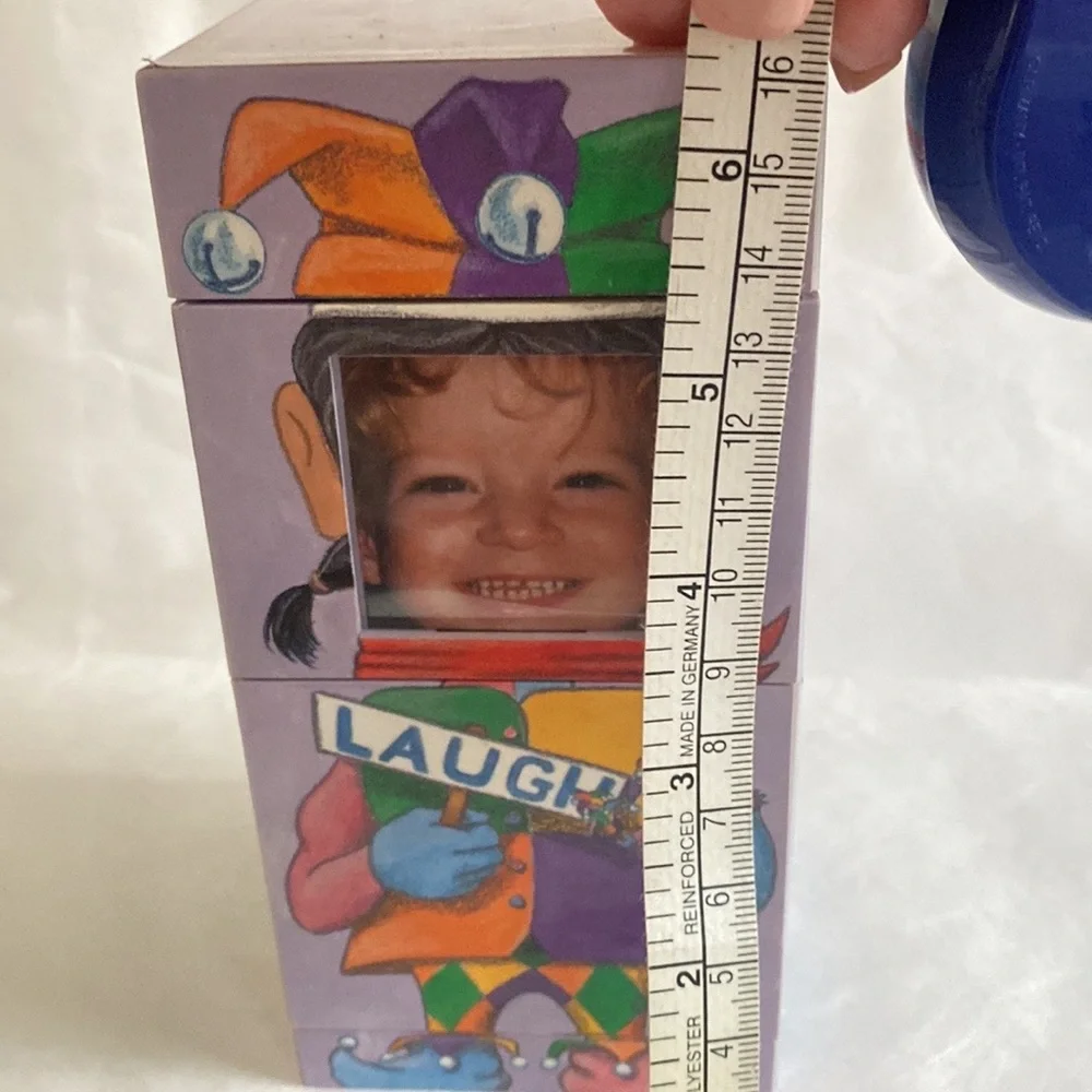 BURNES Mix ‘N Match Photo Puzzle Frame “Growin’ Up” Vintage 2000
